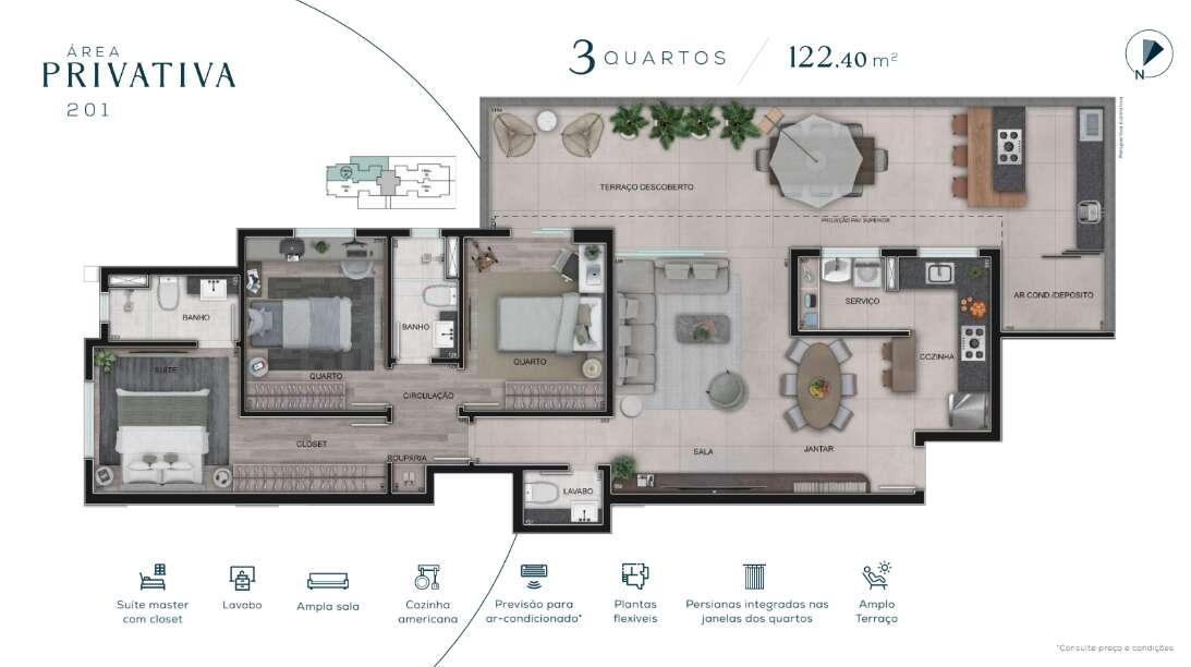 Apartamento, 3 quartos, 89 m² - Foto 21