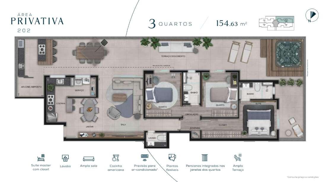 Apartamento, 3 quartos, 89 m² - Foto 22