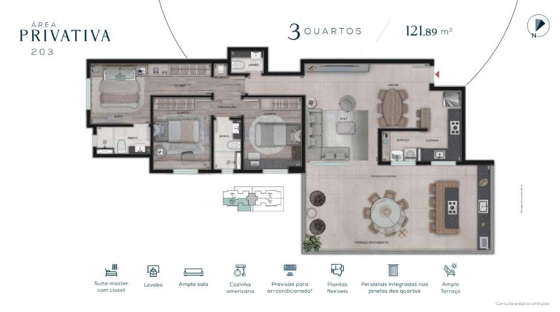 Apartamento, 3 quartos, 89 m² - Foto 23