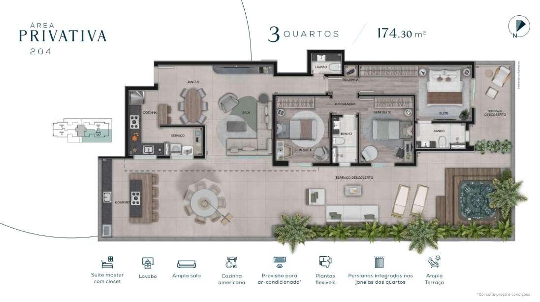 Apartamento, 3 quartos, 89 m² - Foto 24