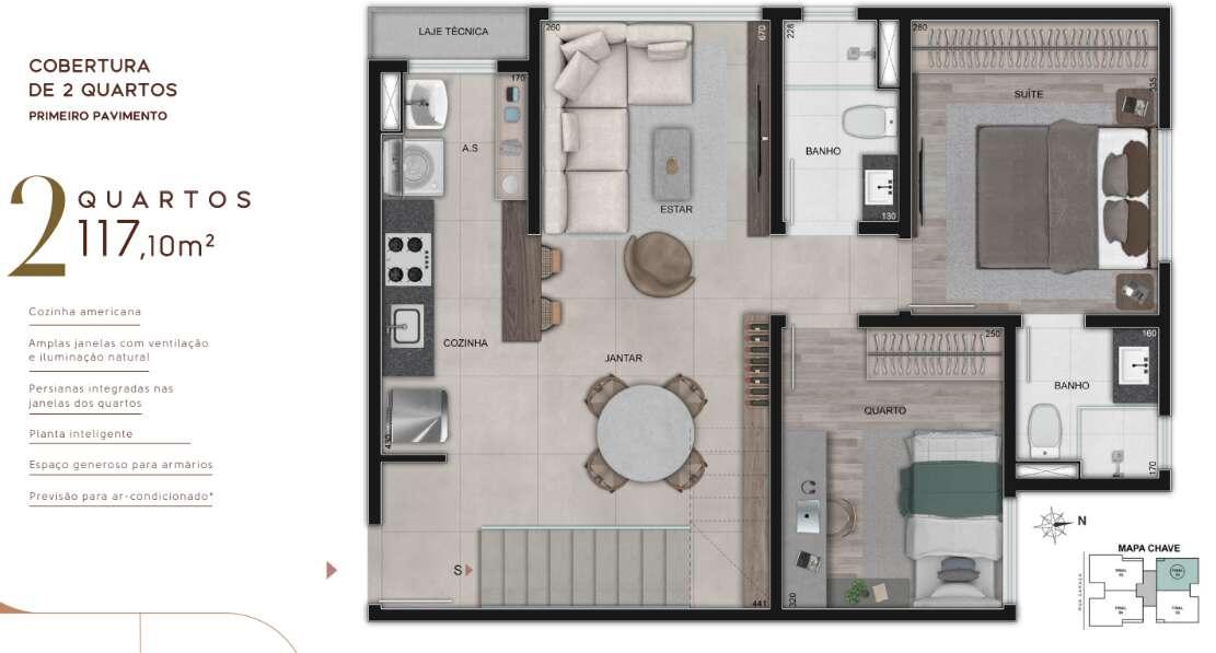 Apartamento, 2 quartos, 59 m² - Foto 10